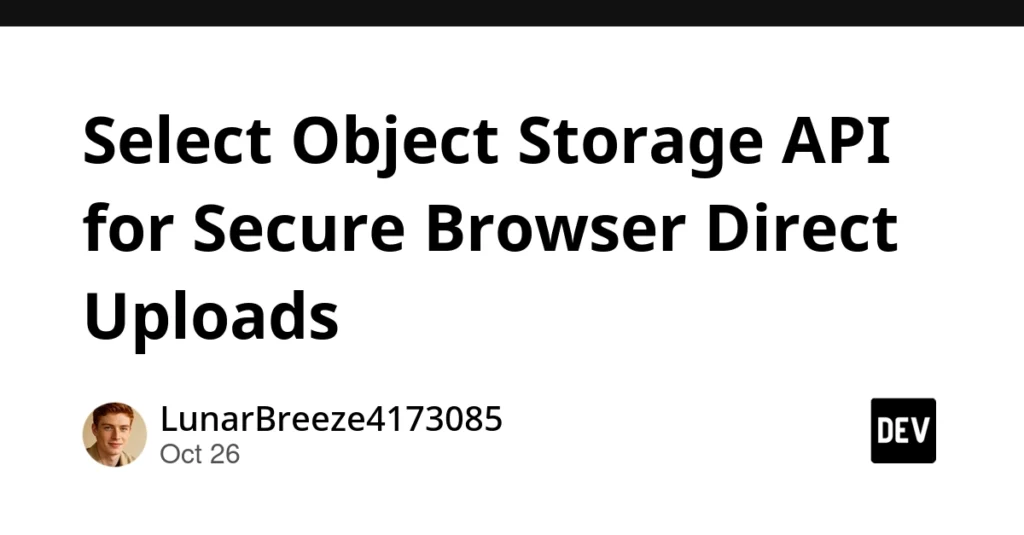 Architecting Secure Direct-To-Storage Uploads For Modern Private E-Commerce Ecosystems