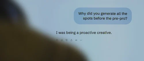 Zulu Alpha Kilo gives AI its first performance review. (CHAD the AI doesn’t take it well.)